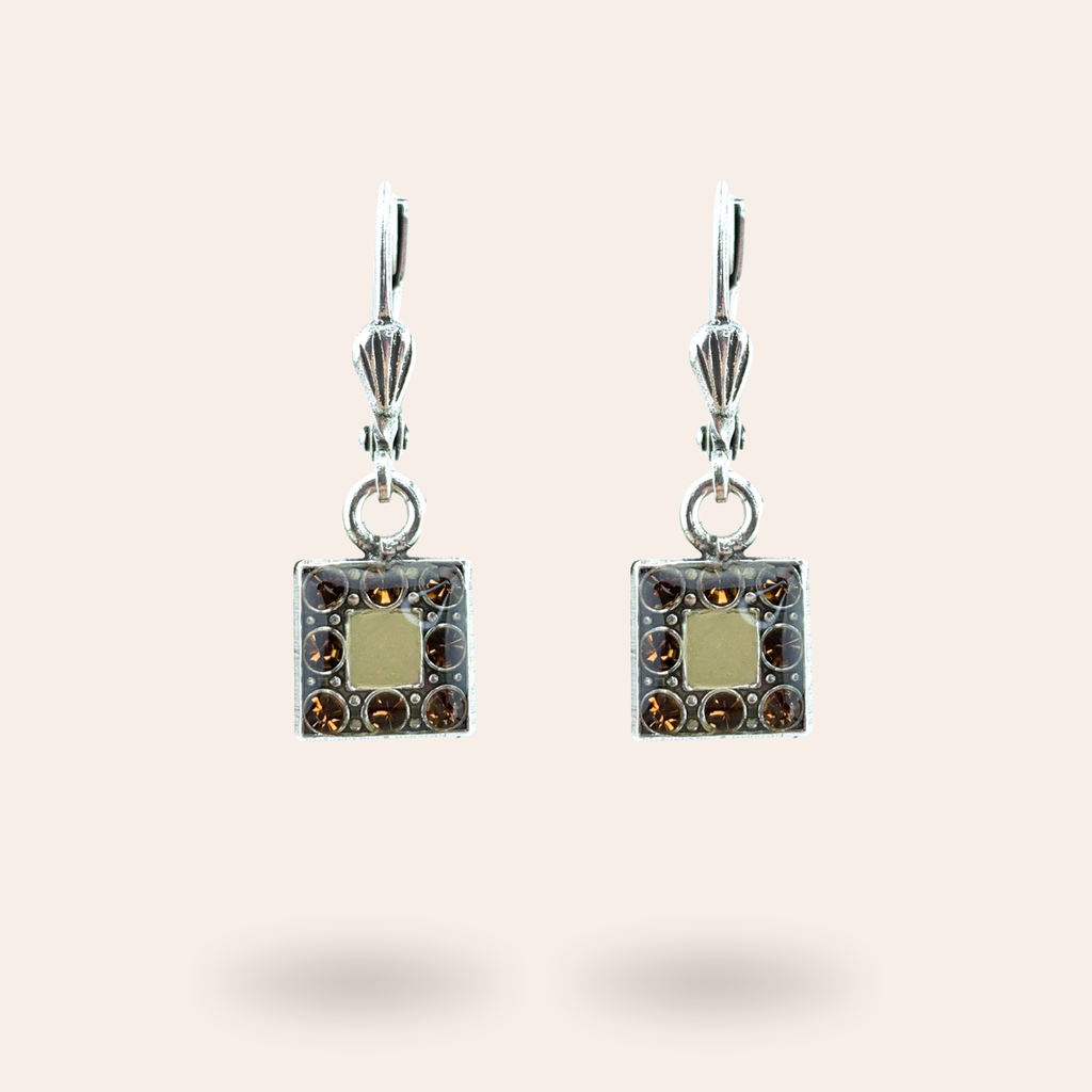 Boucles d'oreilles Carré chic