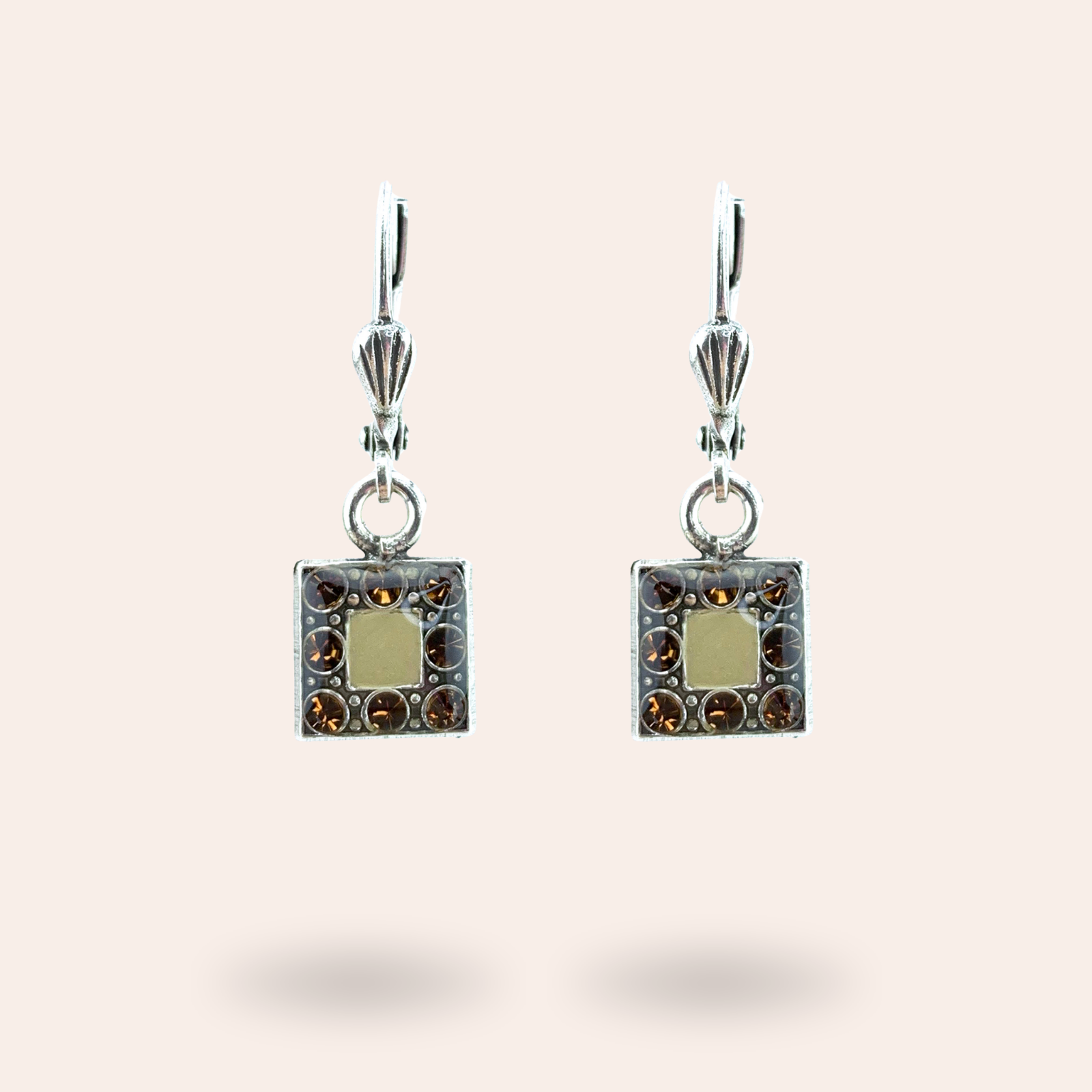 Boucles d'oreilles Carré chic