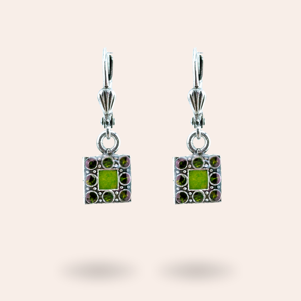 Boucles d'oreilles Carré chic