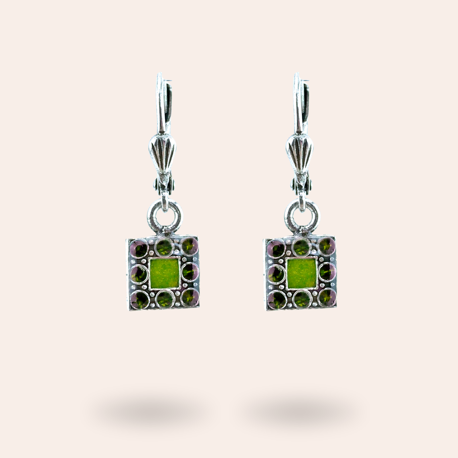 Boucles d'oreilles Carré chic