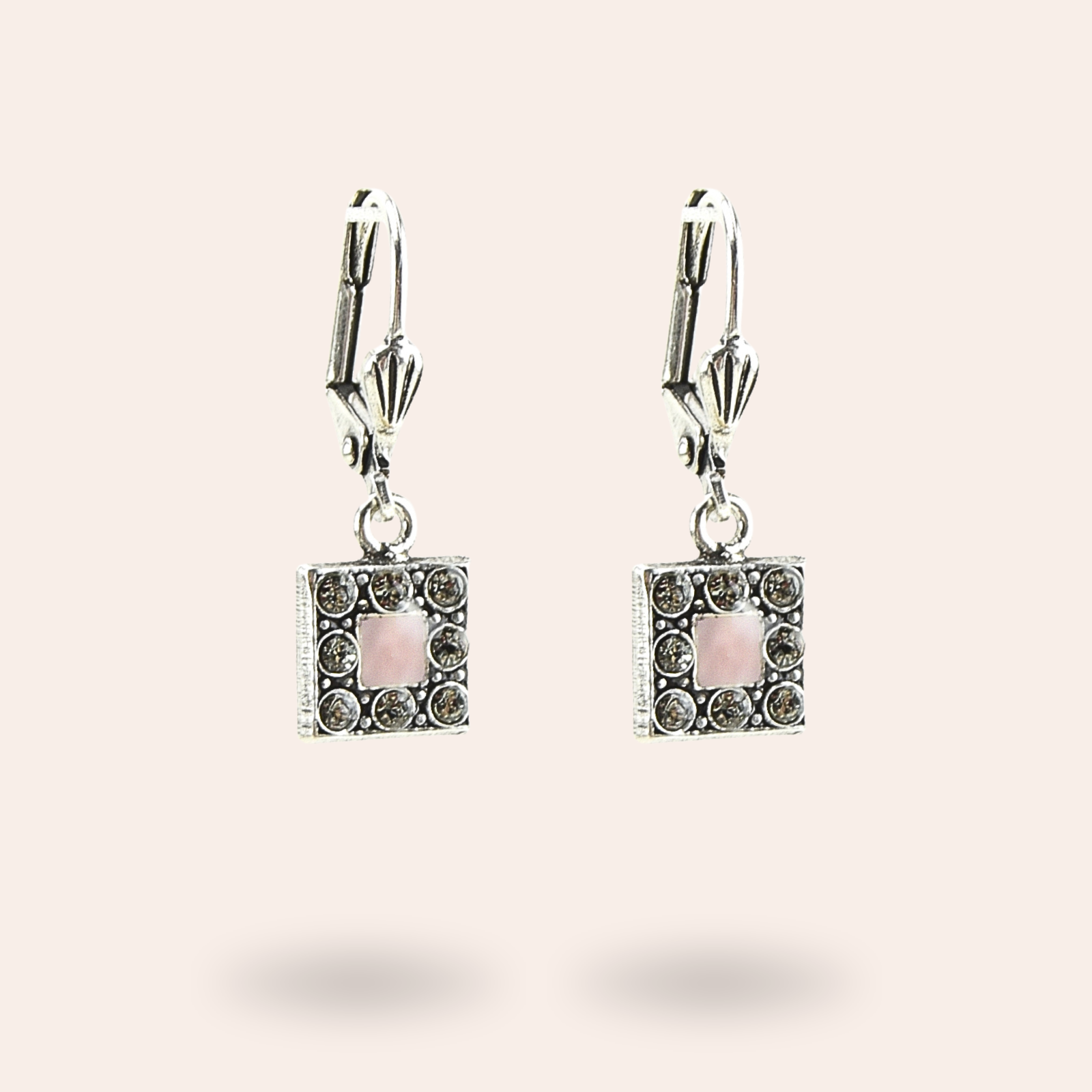 Boucles d'oreilles Carré chic