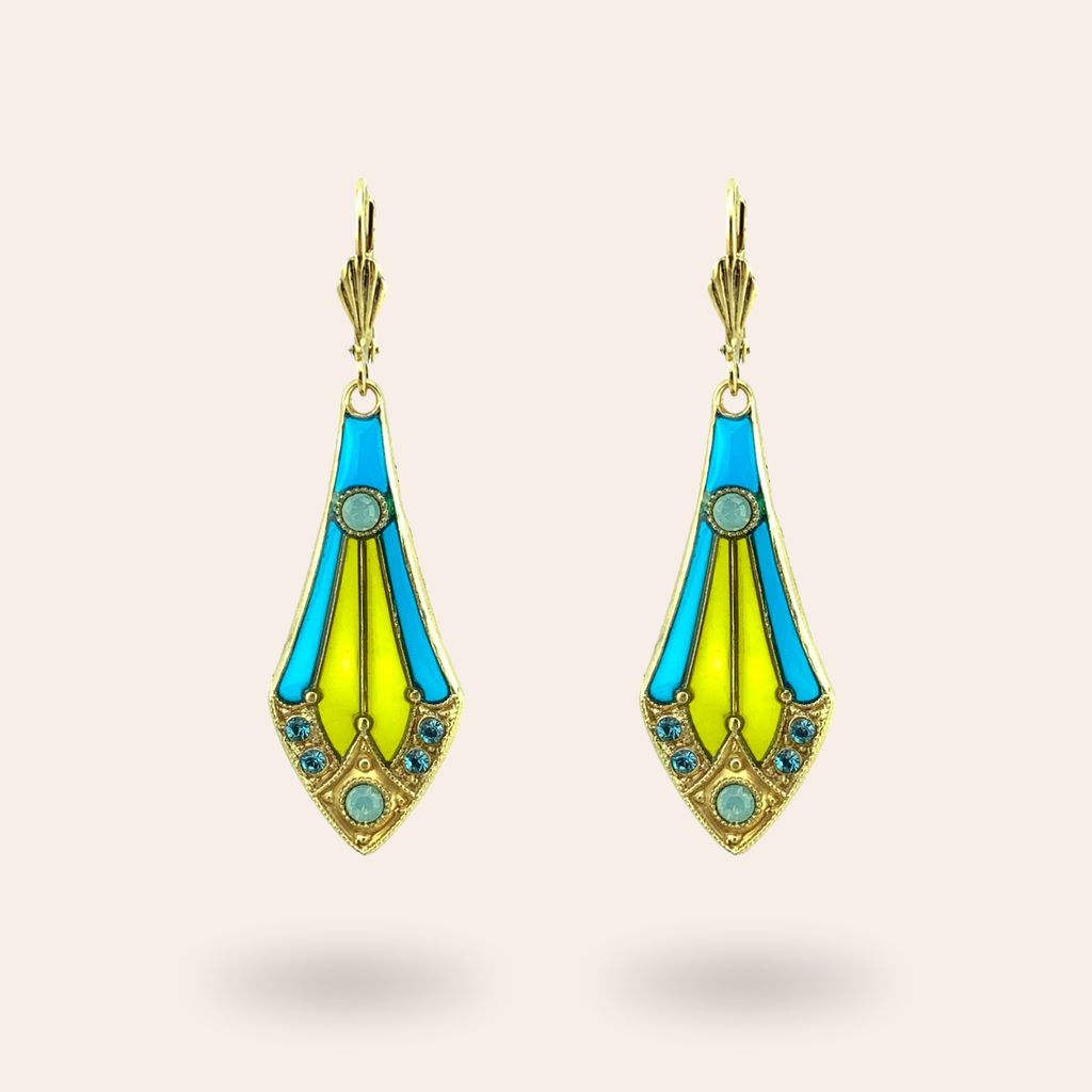 Boucles d'oreilles Gisèle dorées