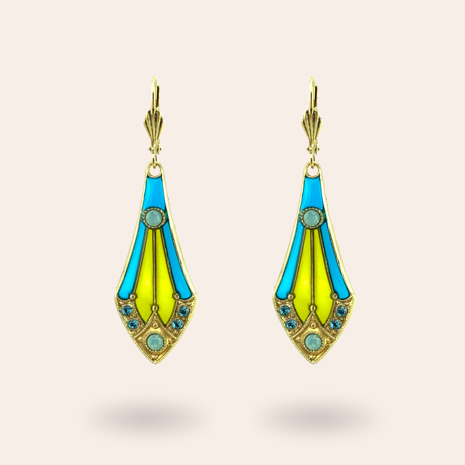 Boucles d'oreilles Gisèle dorées