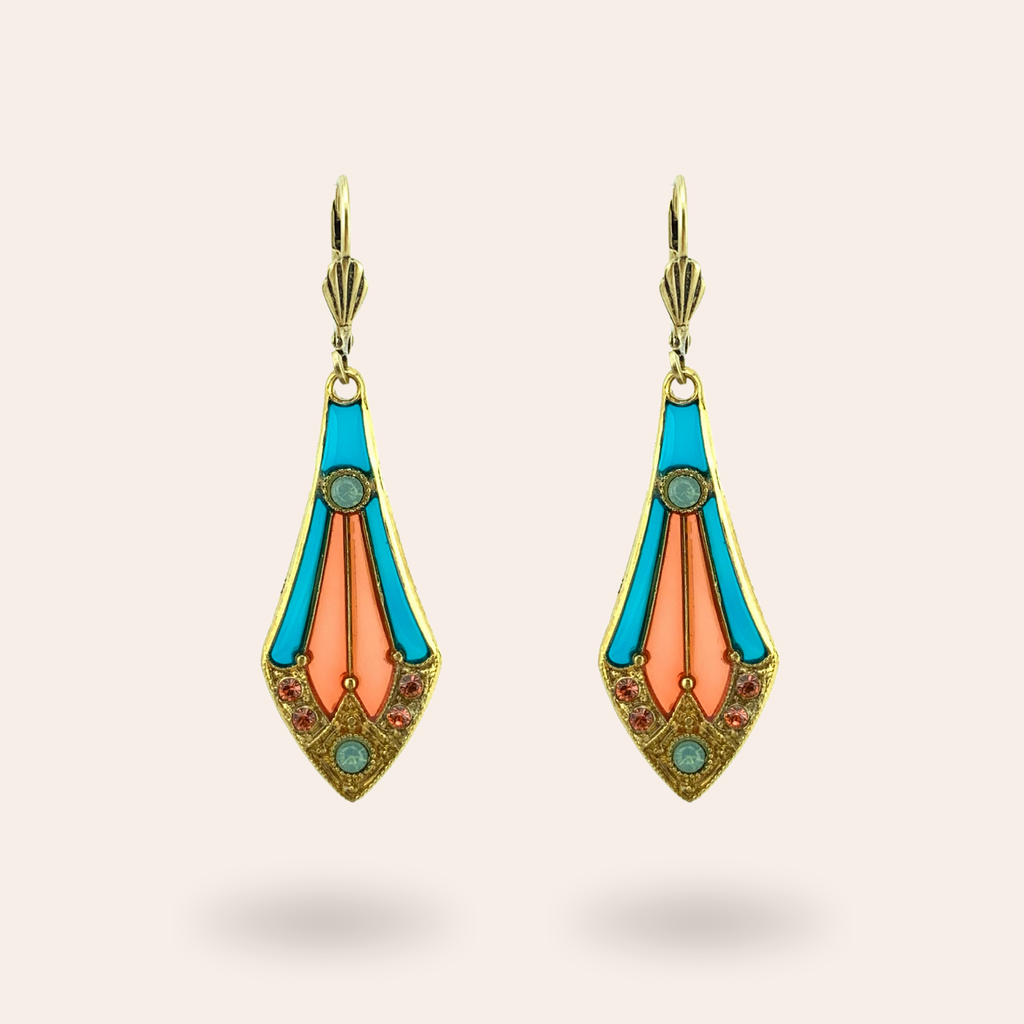 Boucles d'oreilles Gisèle dorées