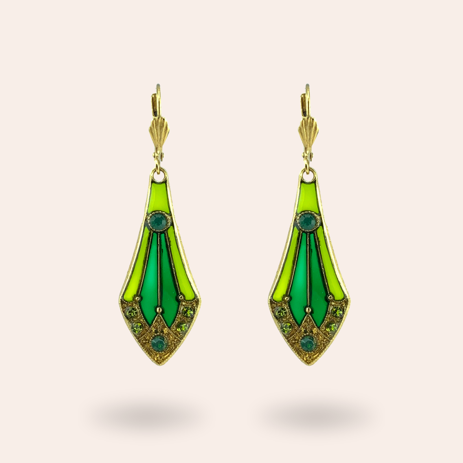 Boucles d'oreilles Gisèle dorées