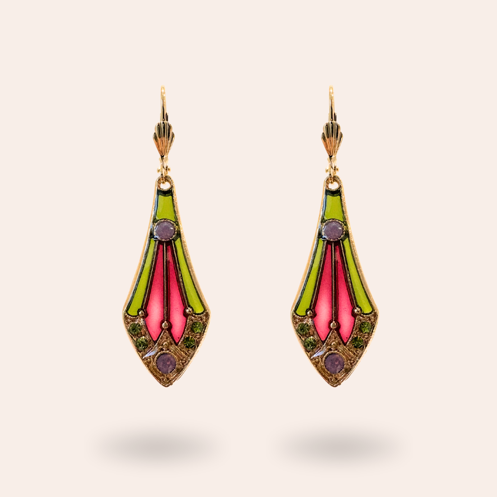 Boucles d'oreilles Gisèle dorées