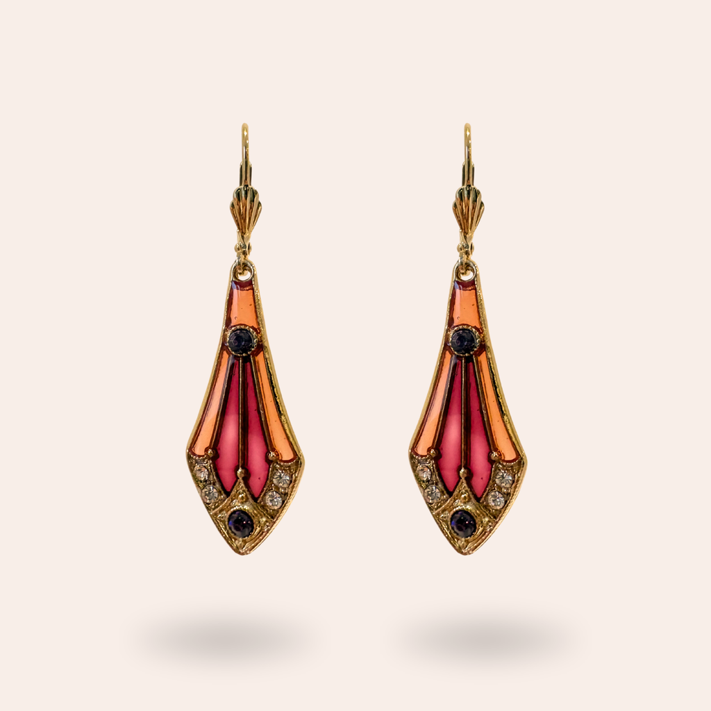 Boucles d'oreilles Gisèle dorées