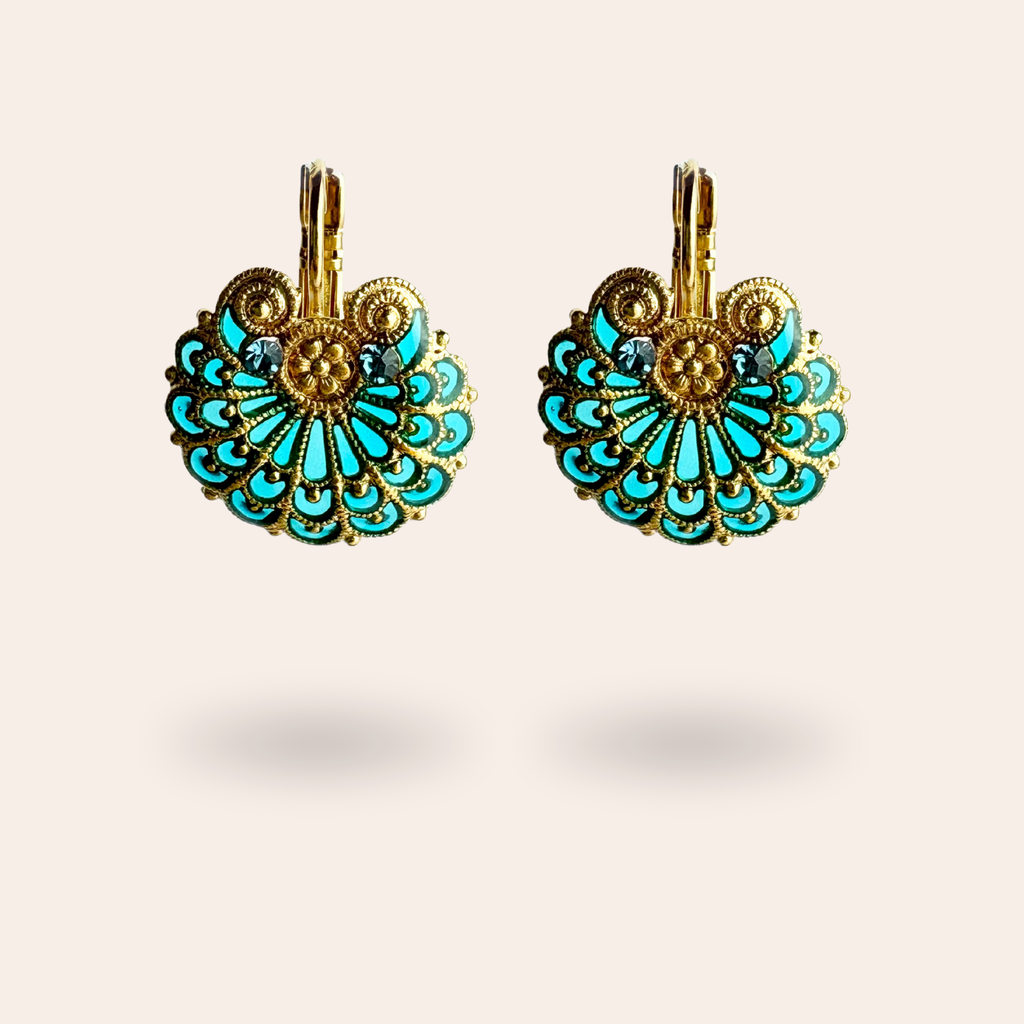 Boucles d'oreilles Gillie dorées