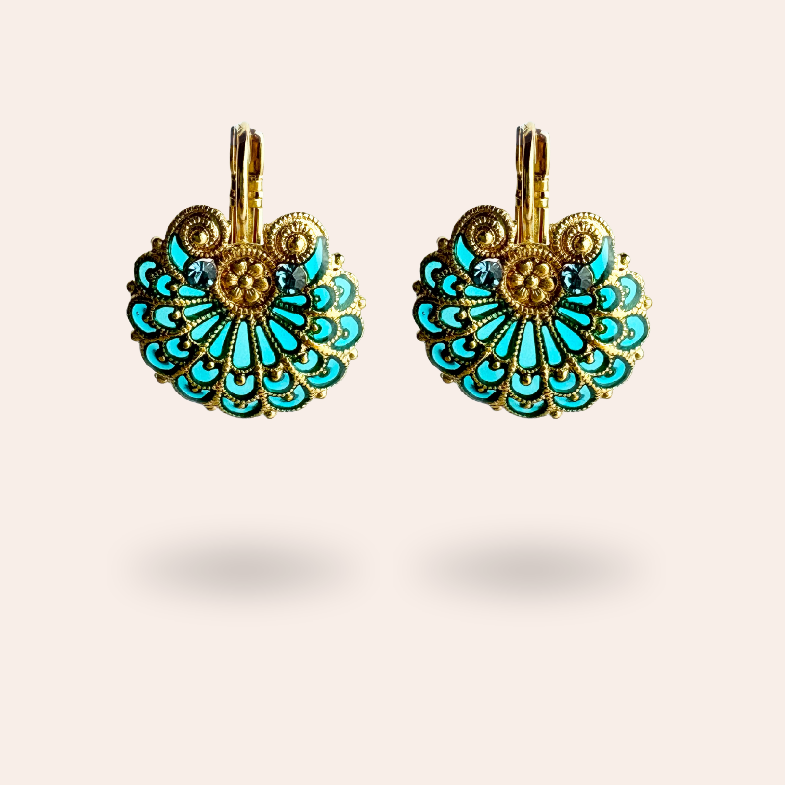 Boucles d'oreilles Gillie dorées