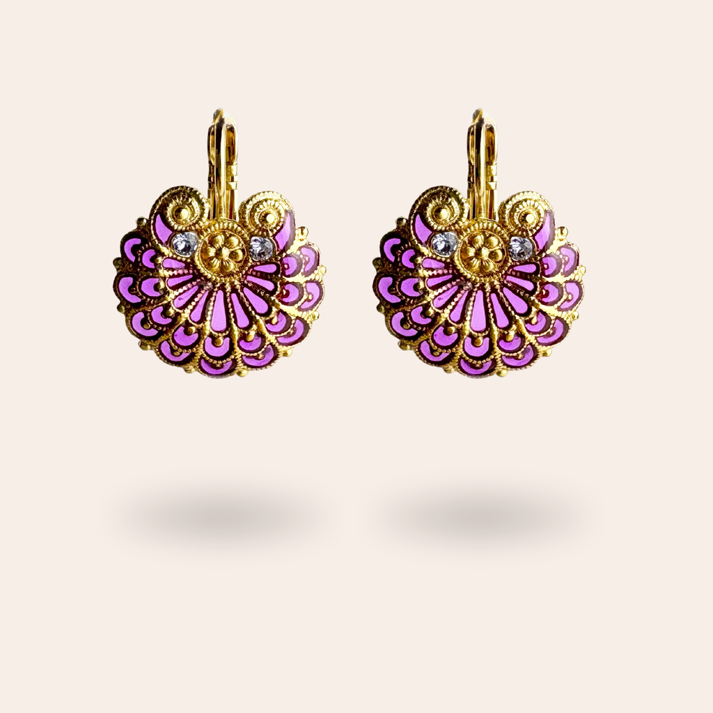 Boucles d'oreilles Gillie dorées