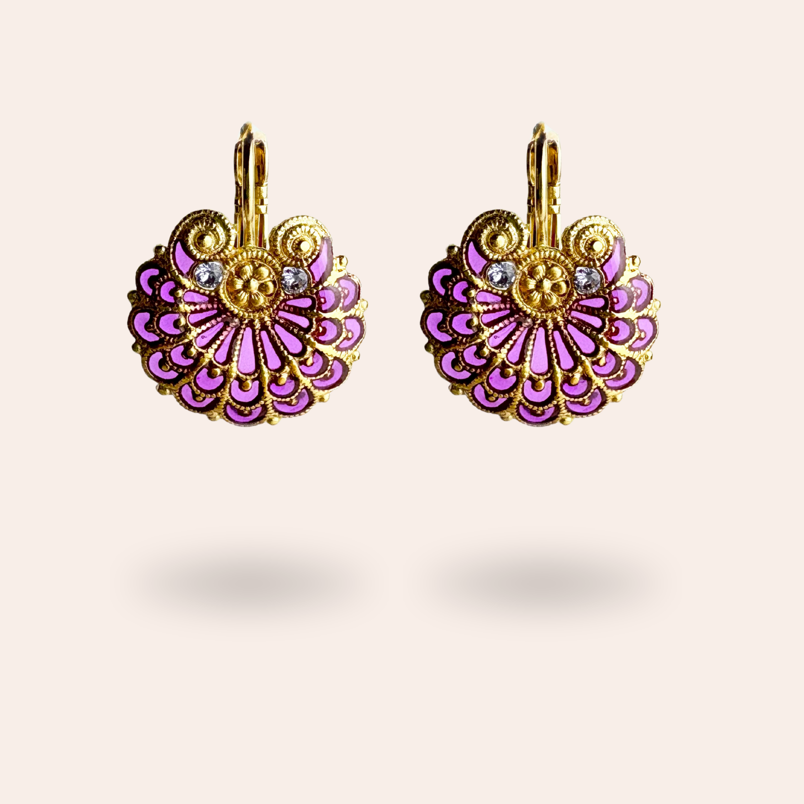 Boucles d'oreilles Gillie dorées