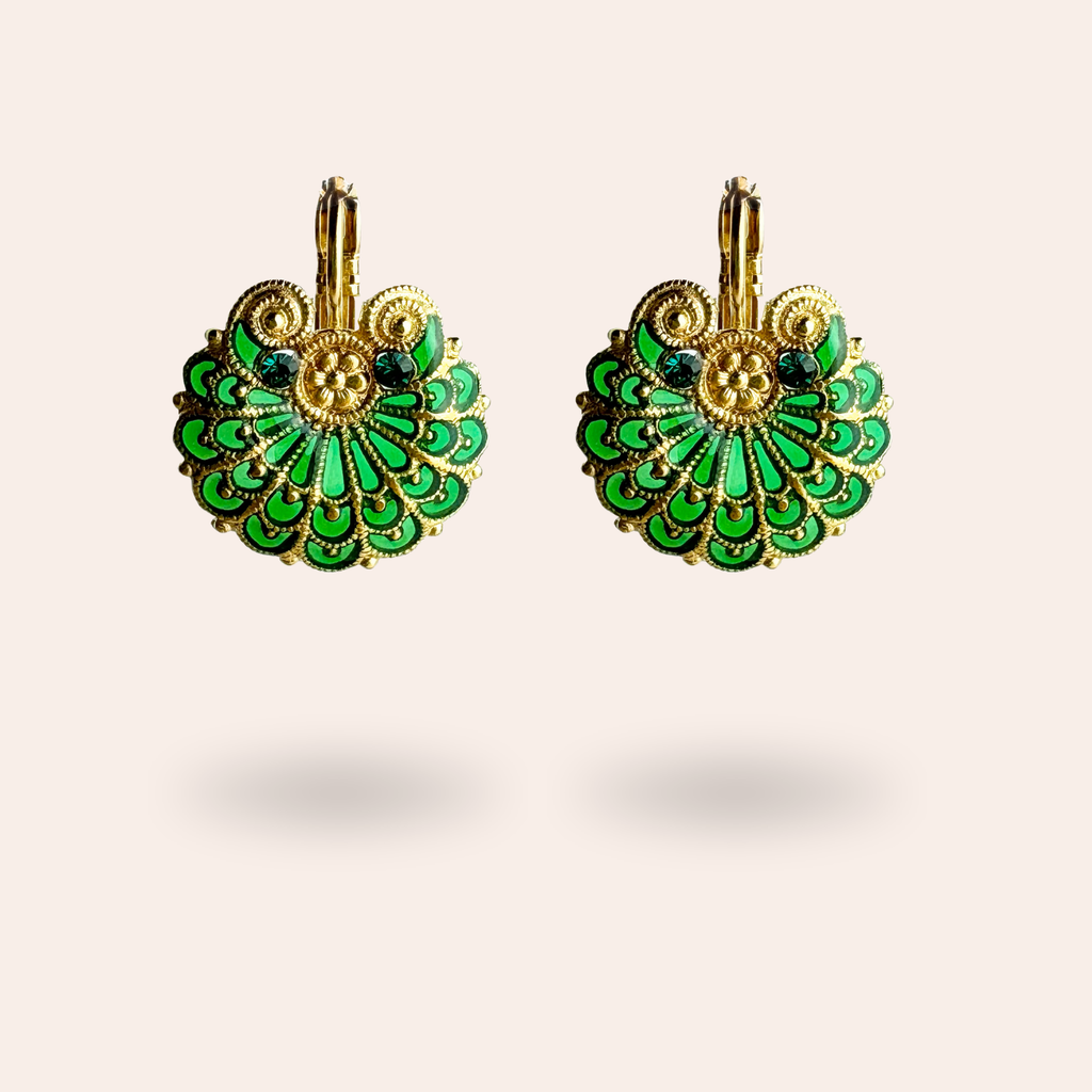 Boucles d'oreilles Gillie dorées