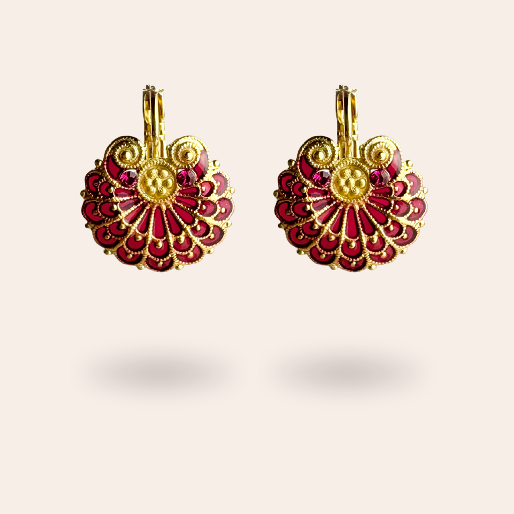 Boucles d'oreilles Gillie dorées