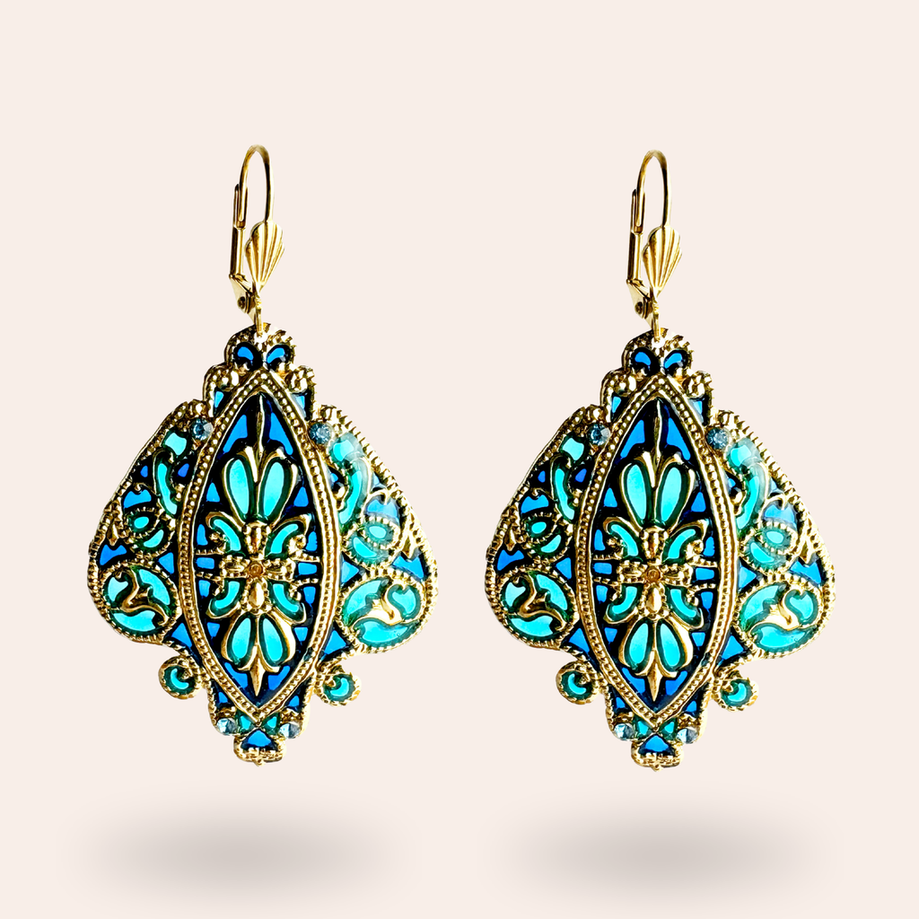 Boucles d'oreilles Tilda dorées
