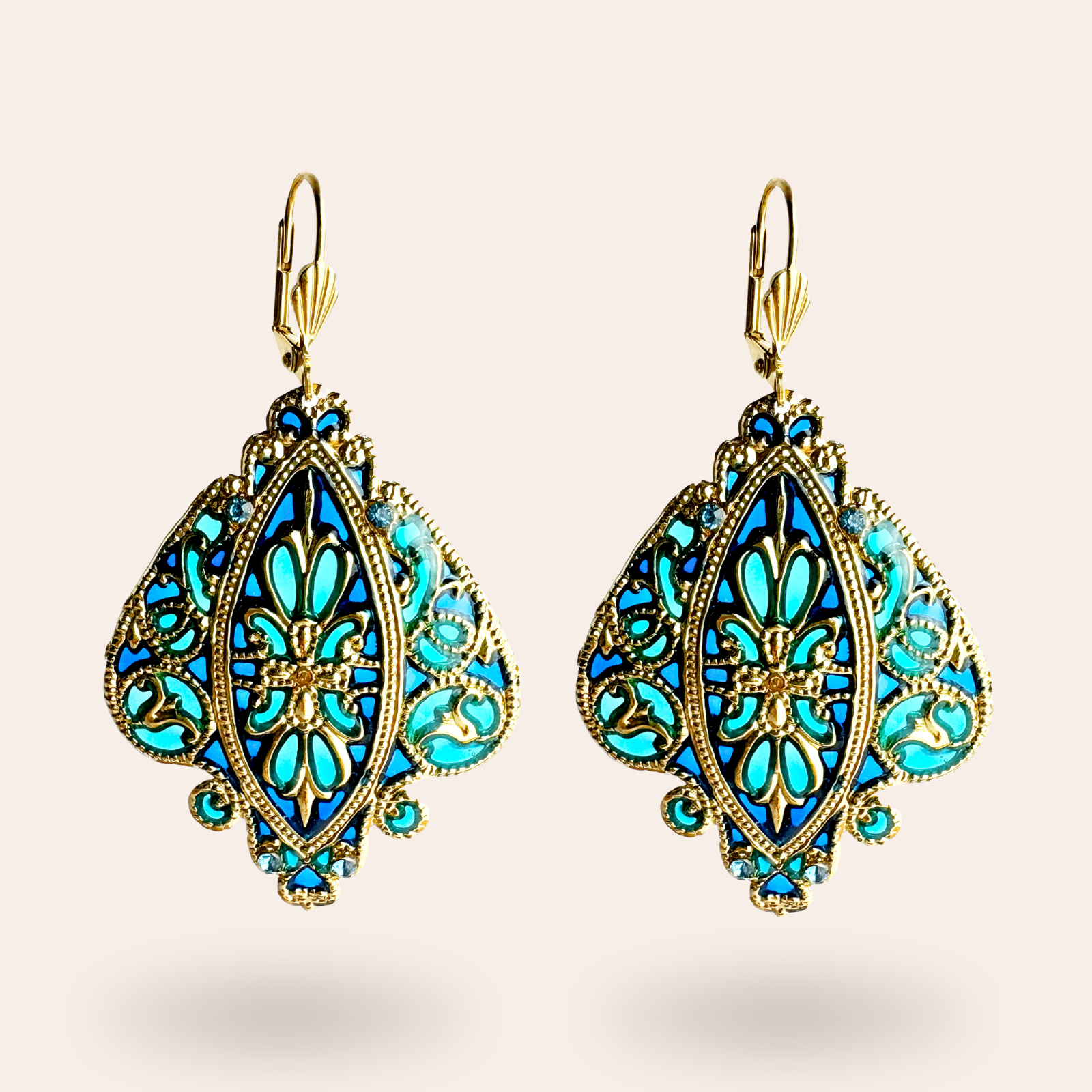 Boucles d'oreilles Tilda dorées