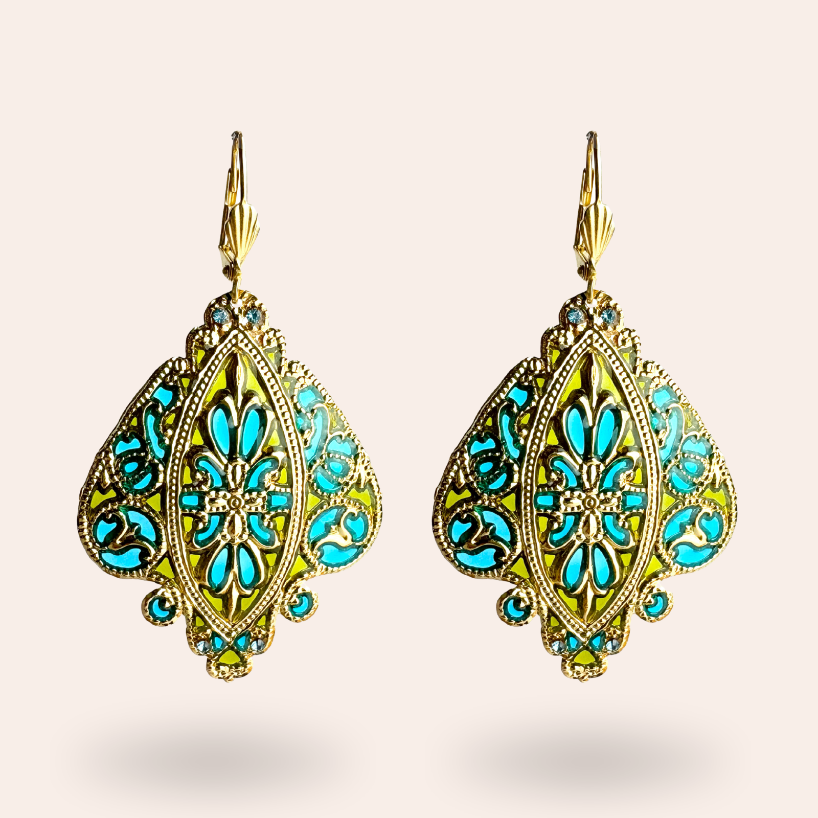 Boucles d'oreilles Tilda dorées