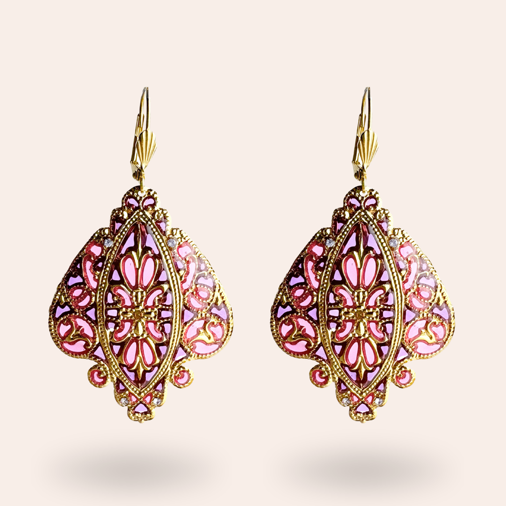 Boucles d'oreilles Tilda dorées