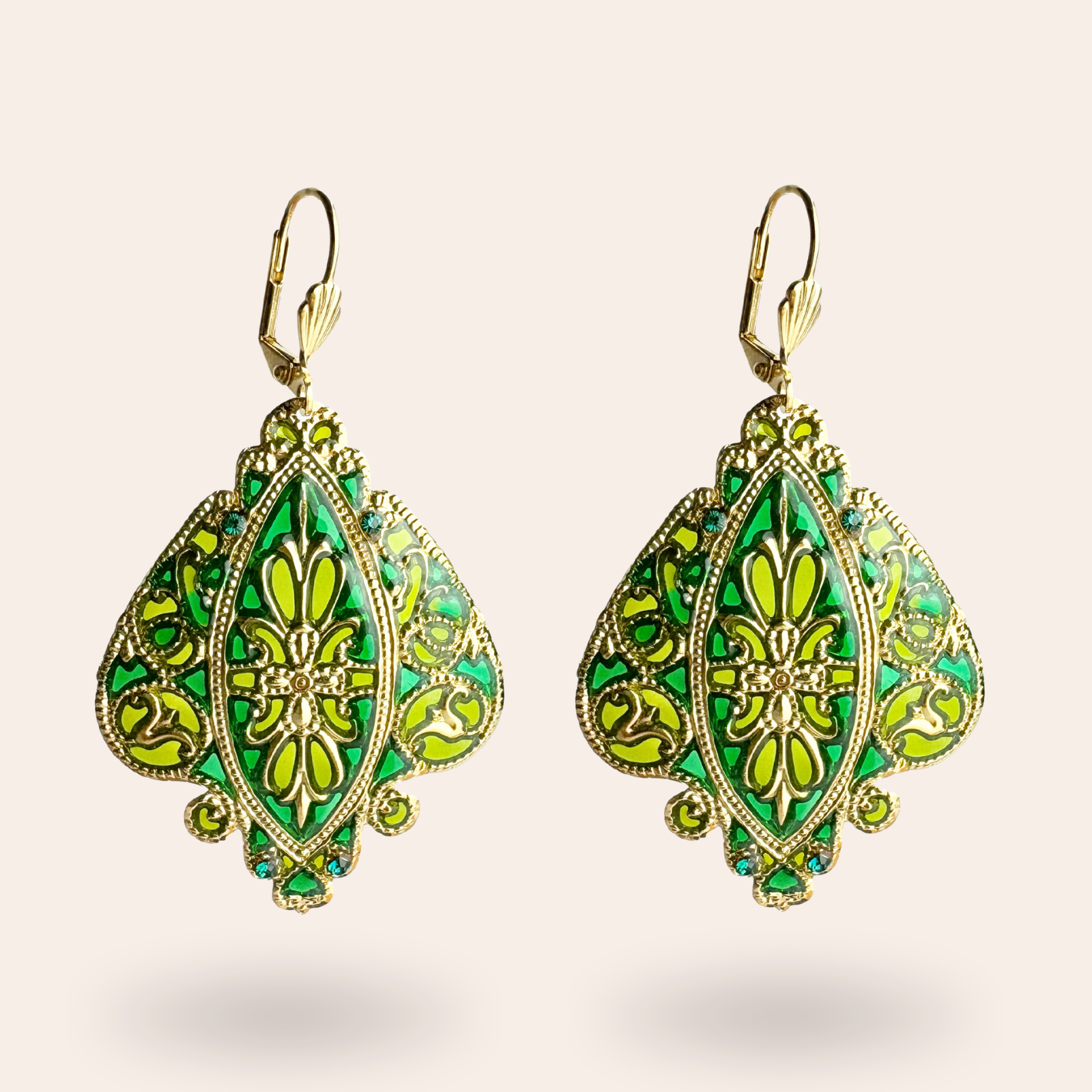 Boucles d'oreilles Tilda dorées