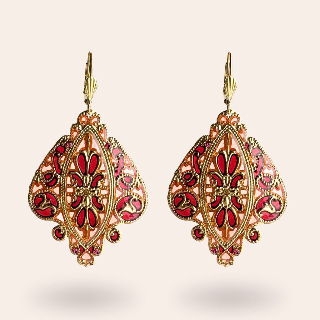 Boucles d'oreilles Tilda dorées