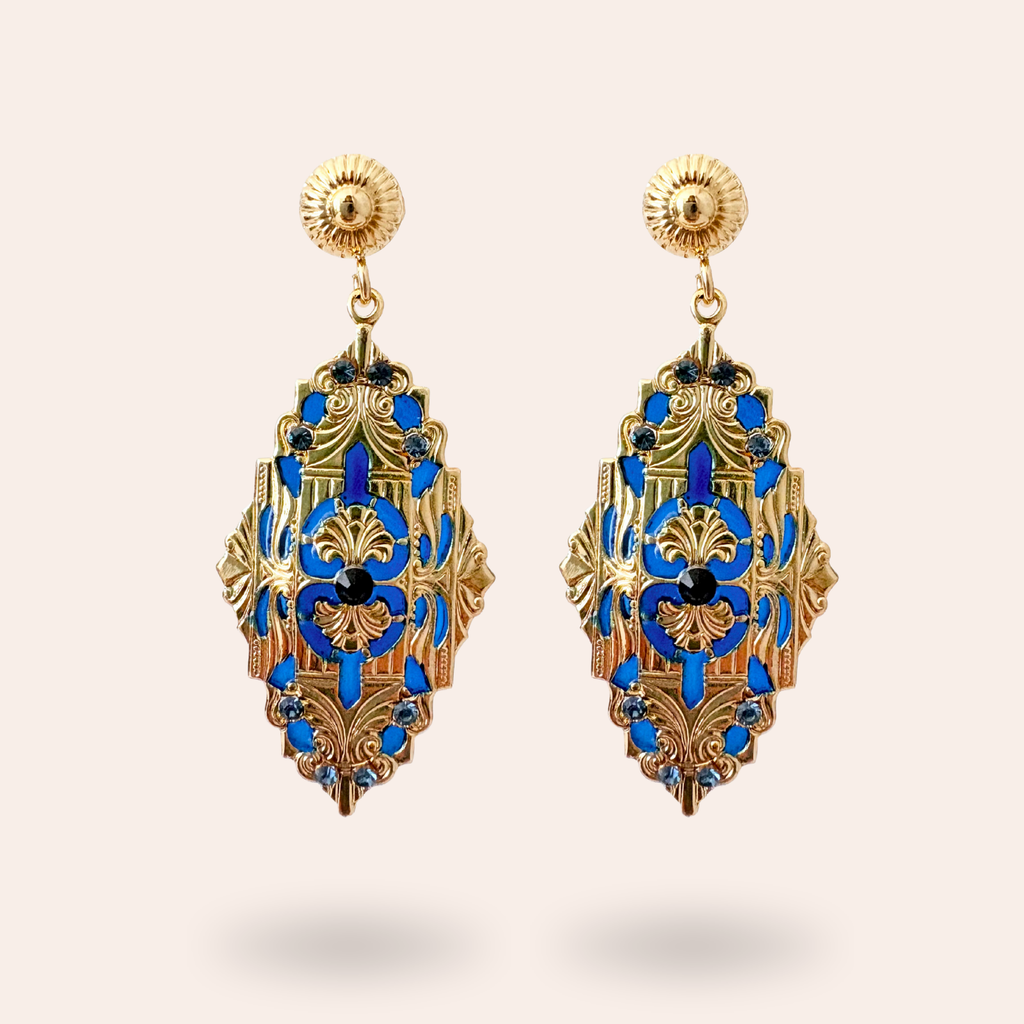 Boucles d'oreilles Bali dorées