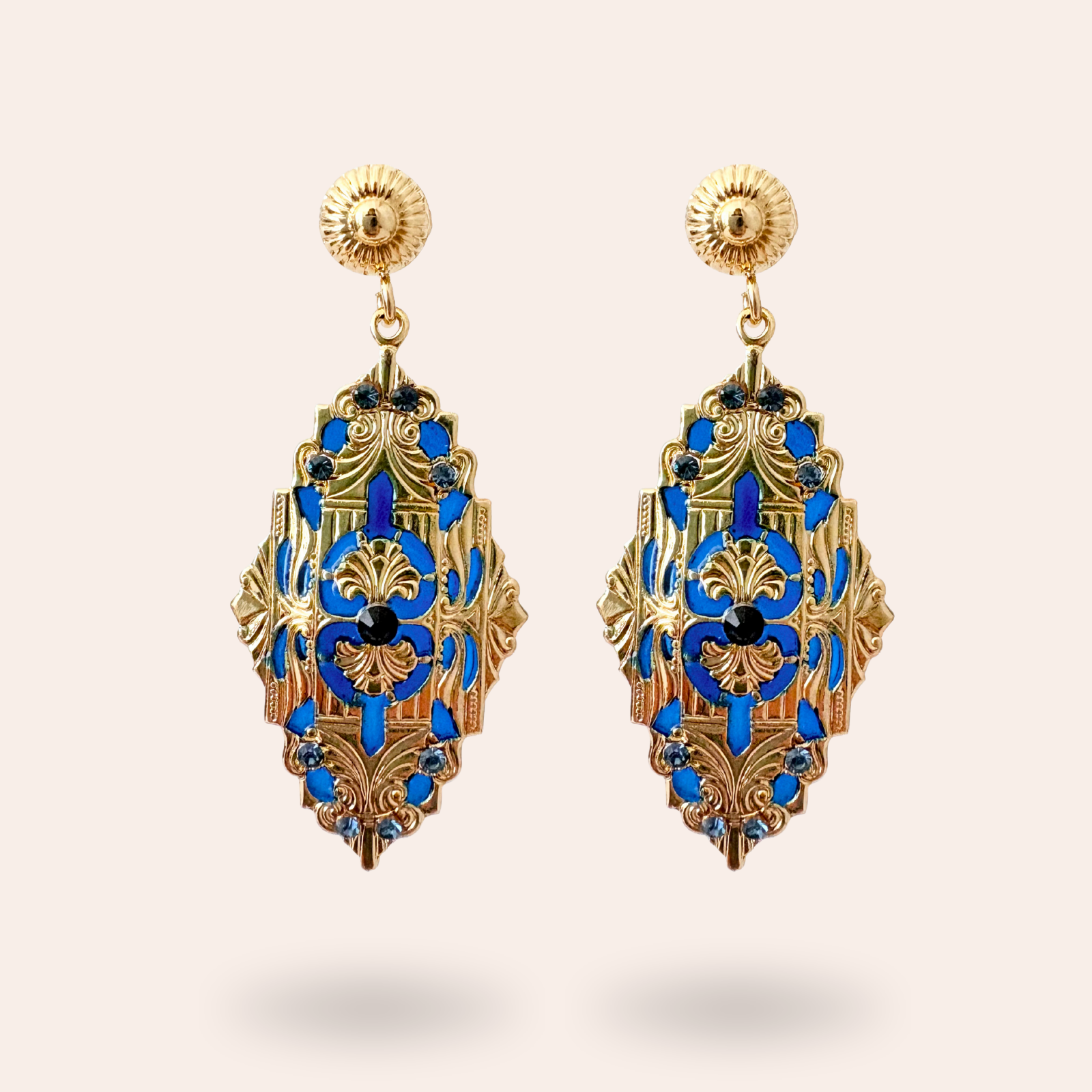 Boucles d'oreilles Bali dorées