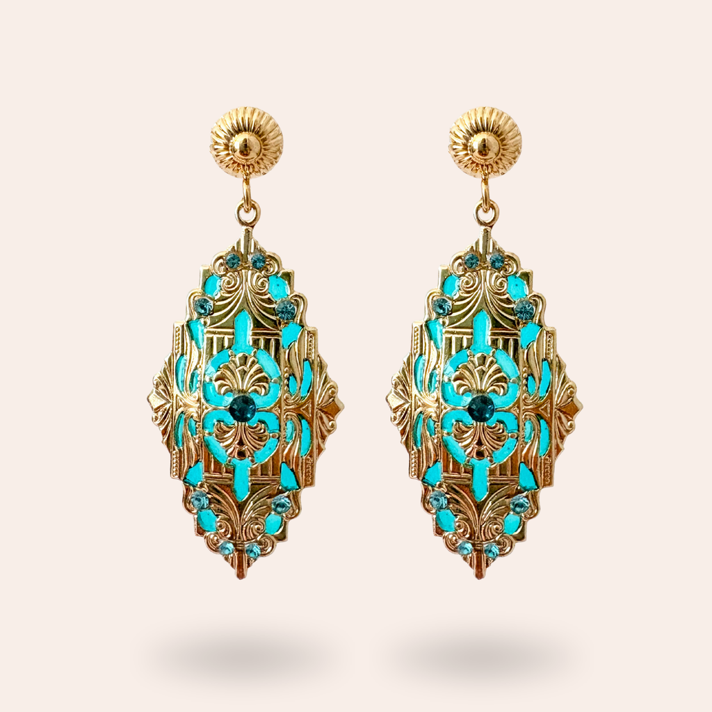 Boucles d'oreilles Bali dorées