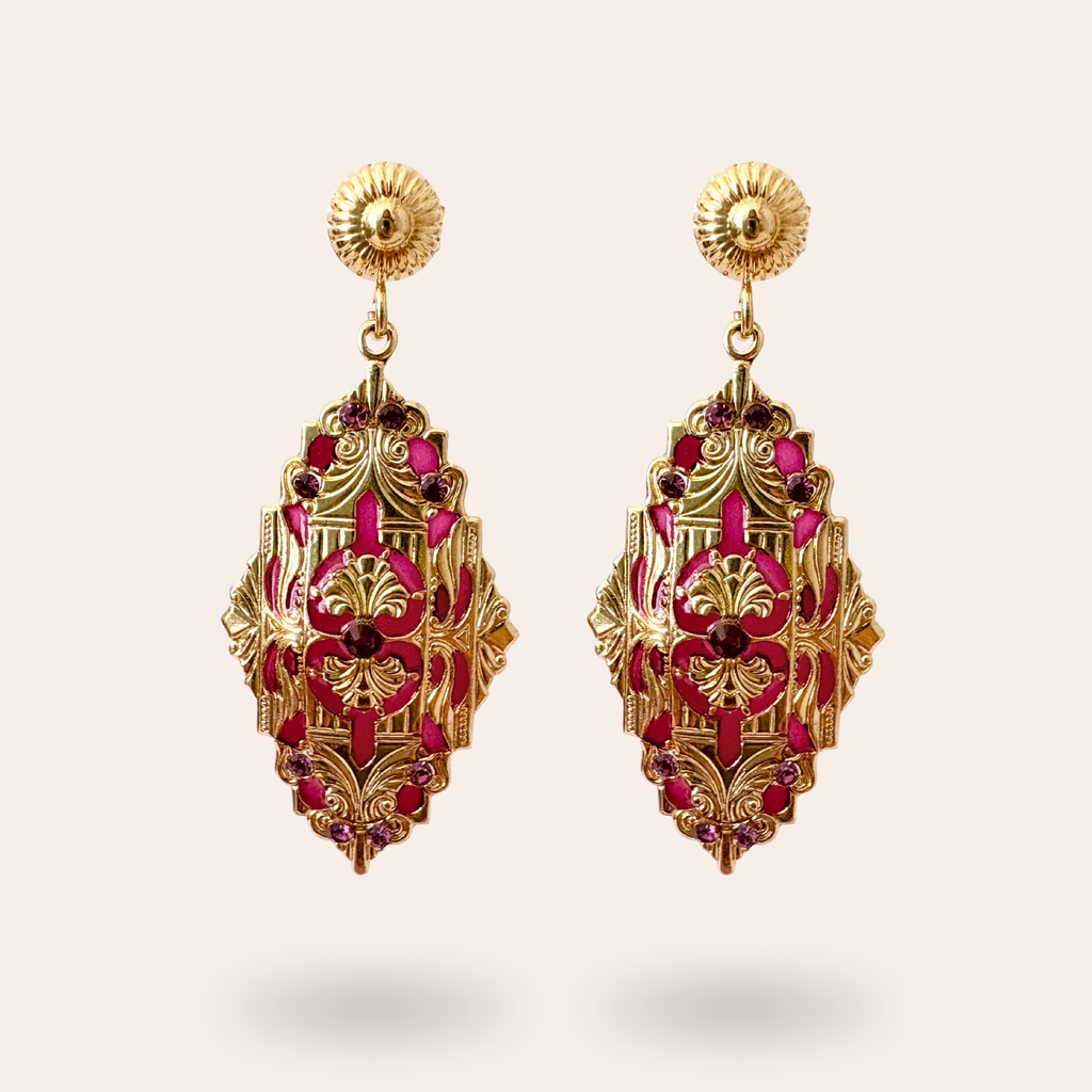 Boucles d'oreilles Bali dorées