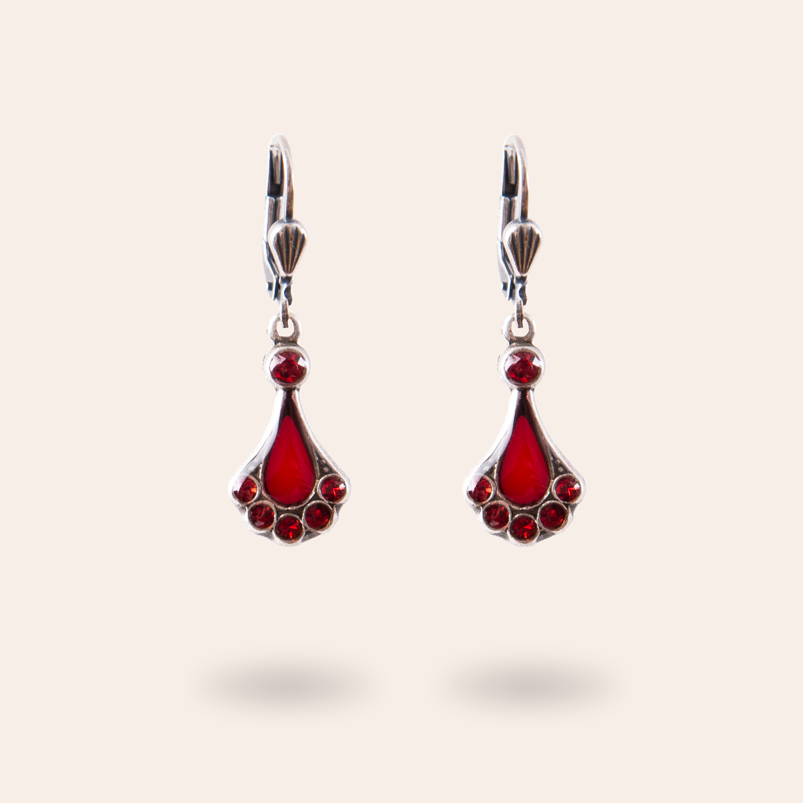 Boucles d'oreilles Eventail