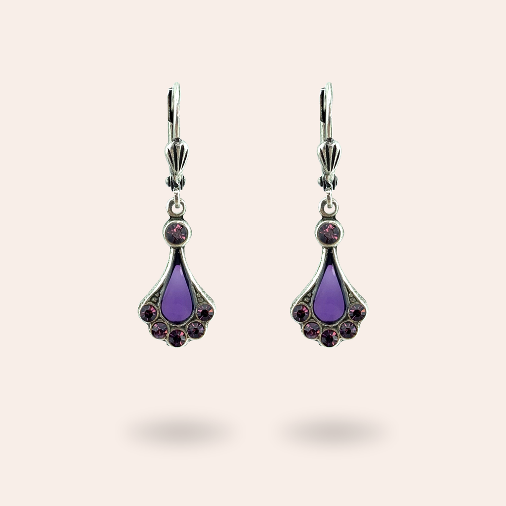 Boucles d'oreilles Eventail