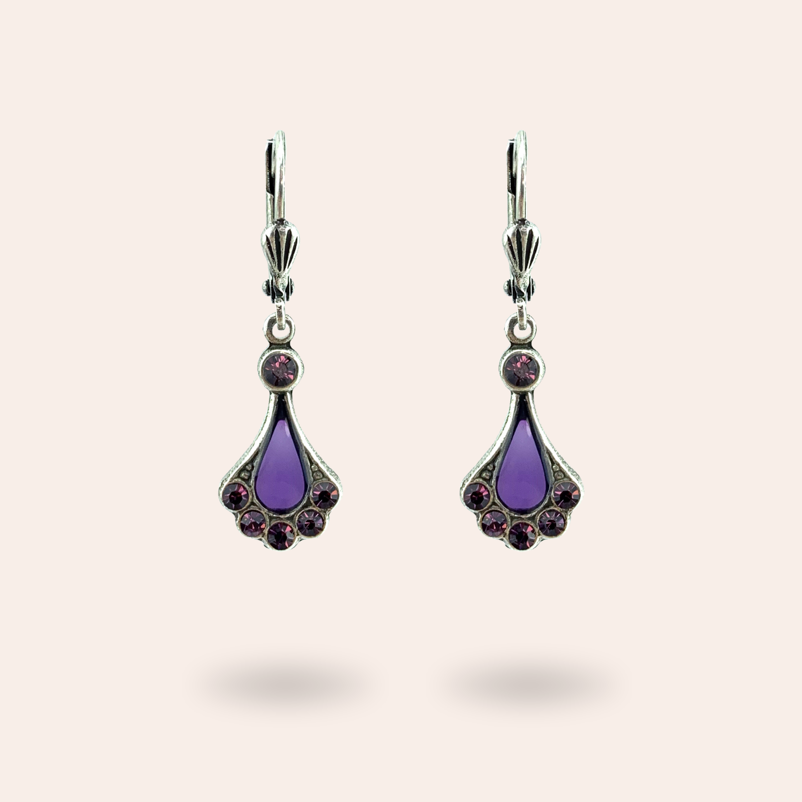 Boucles d'oreilles Eventail