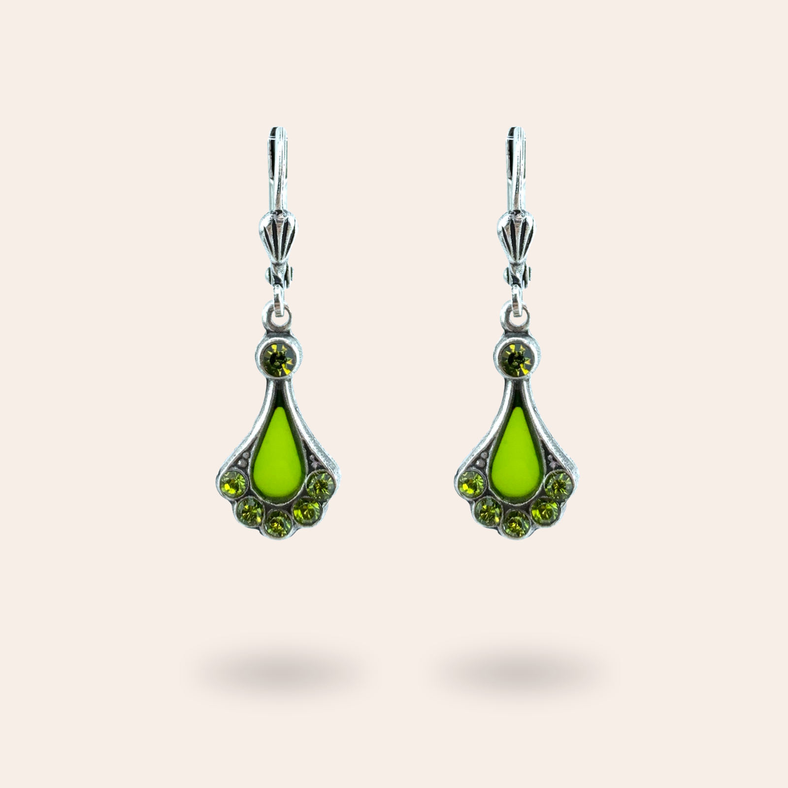 Boucles d'oreilles Eventail