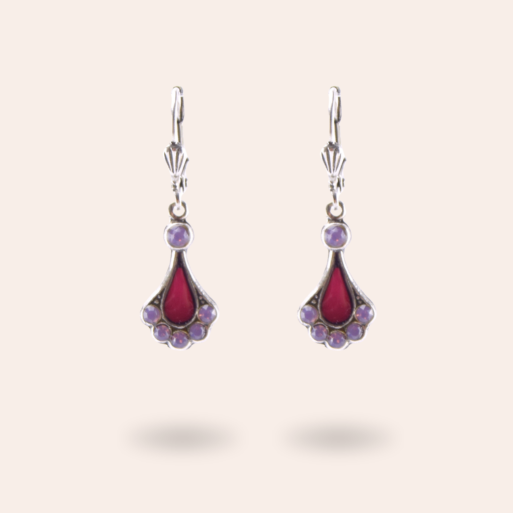 Boucles d'oreilles Eventail