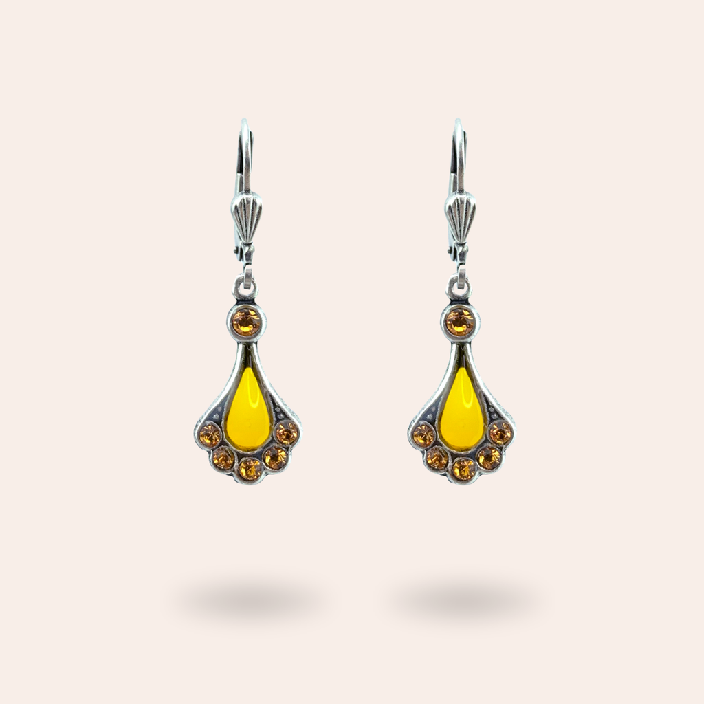 Boucles d'oreilles Eventail