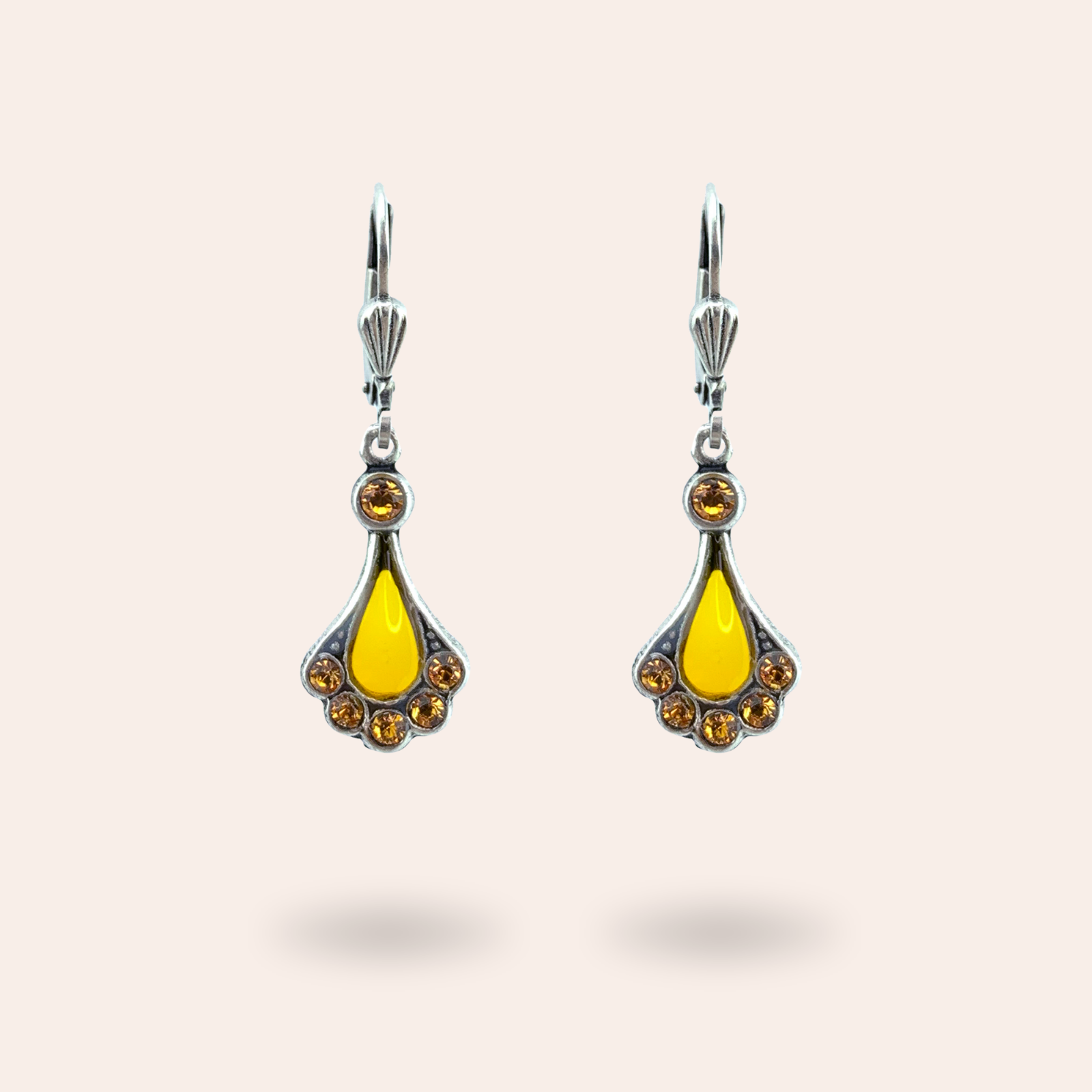 Boucles d'oreilles Eventail