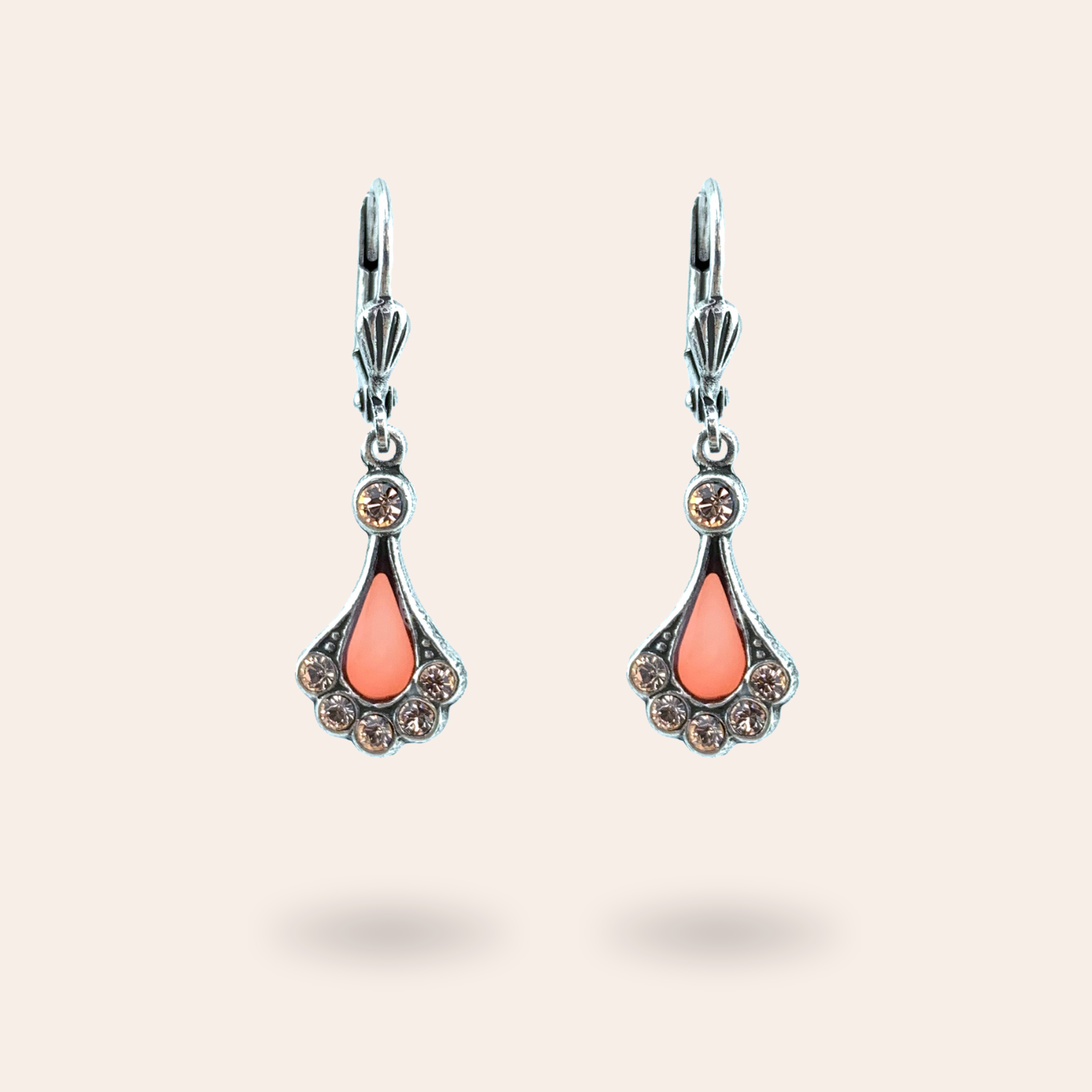Boucles d'oreilles Eventail