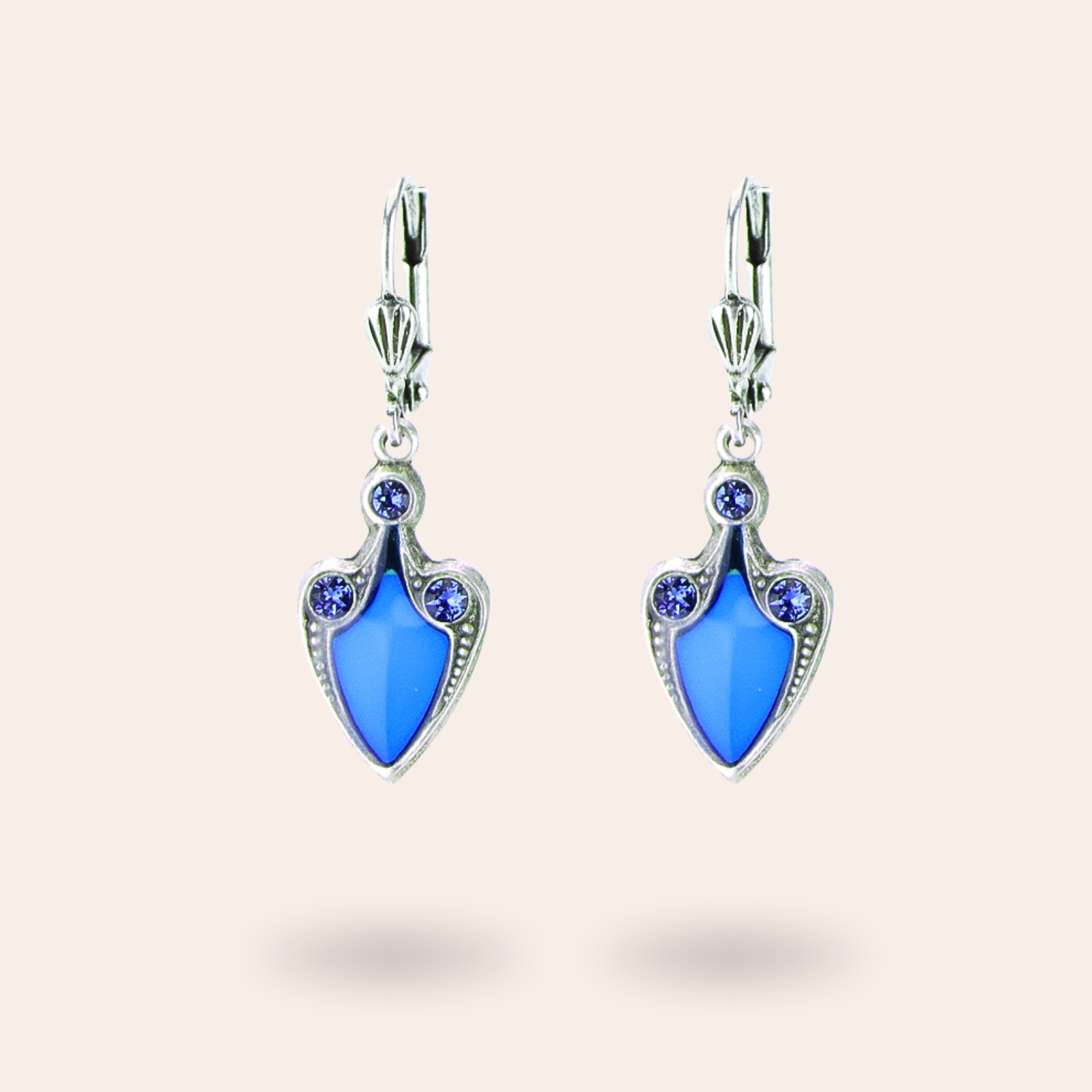 Boucles d'oreilles Ecusson