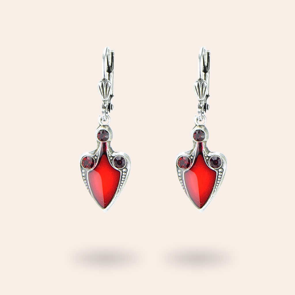 Boucles d'oreilles Ecusson