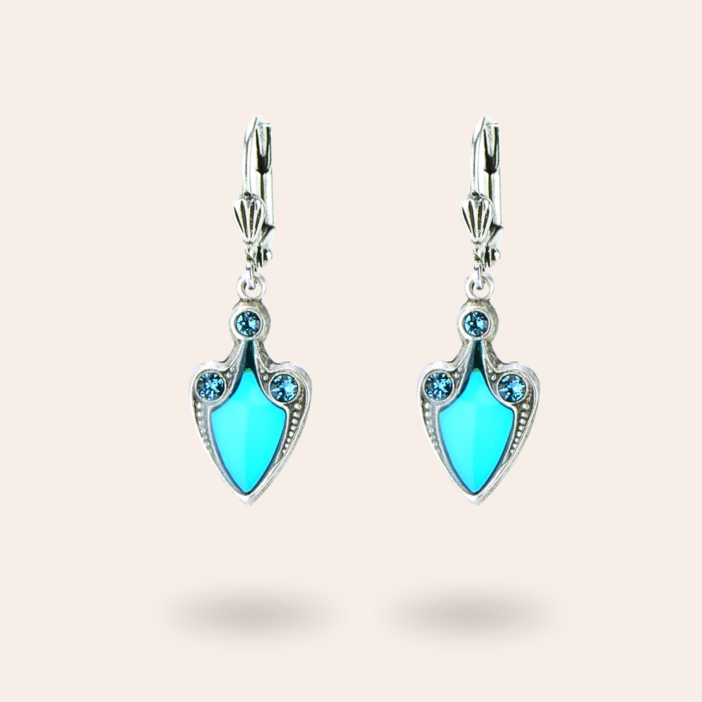 Boucles d'oreilles Ecusson