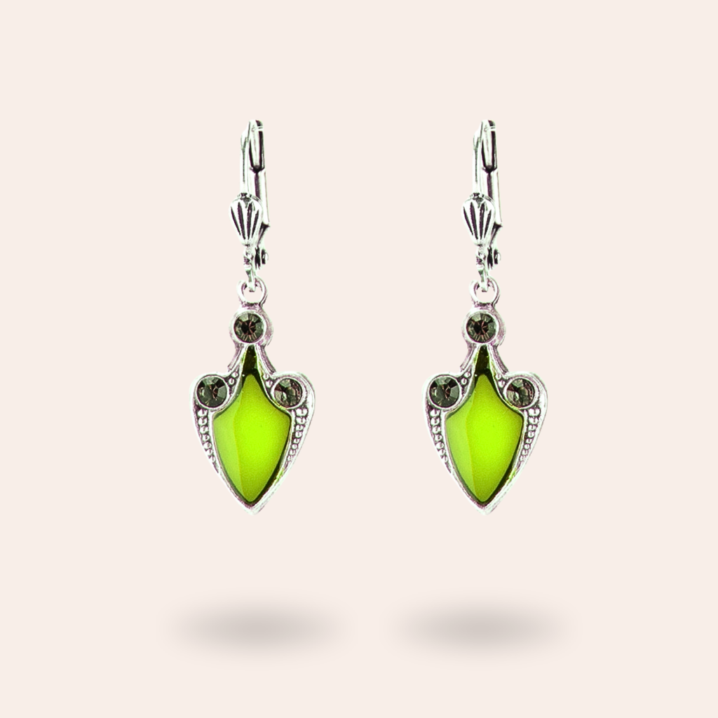 Boucles d'oreilles Ecusson