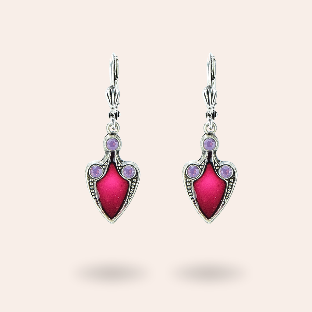 Boucles d'oreilles Ecusson