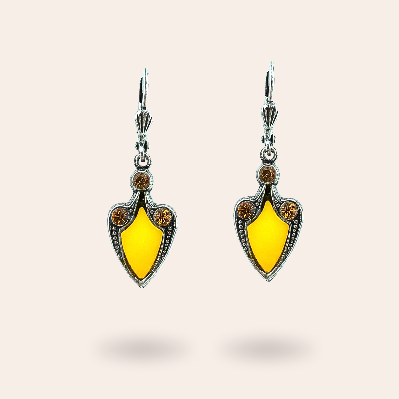 Boucles d'oreilles Ecusson