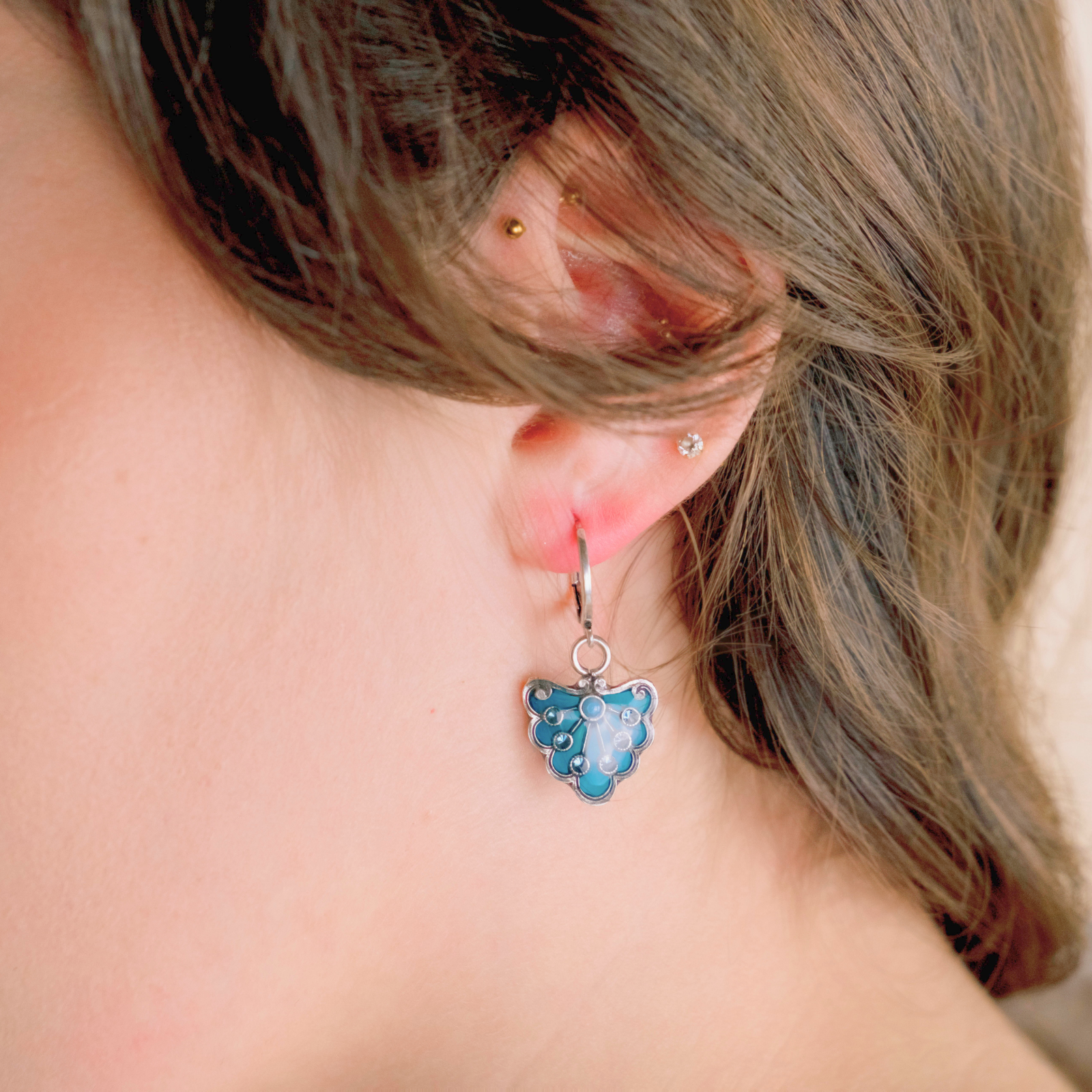 Frilled Earrings