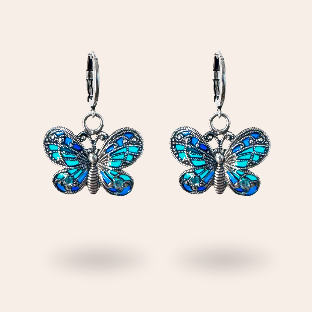 Boucles d'oreilles Machaon