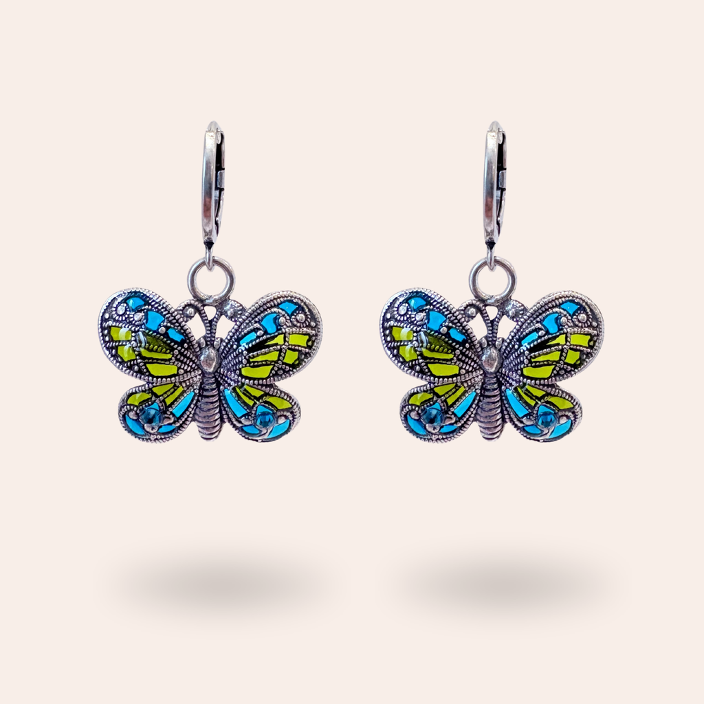 Boucles d'oreilles Machaon