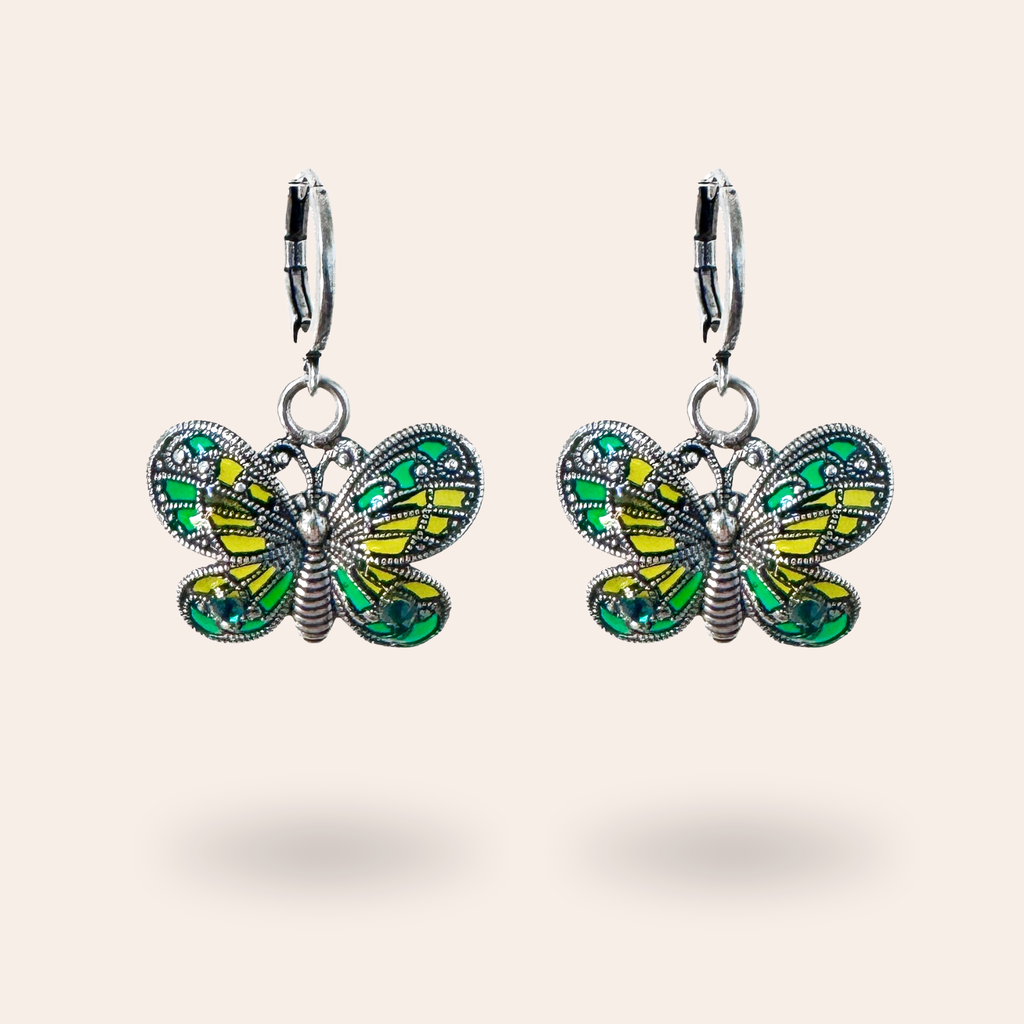 Boucles d'oreilles Machaon