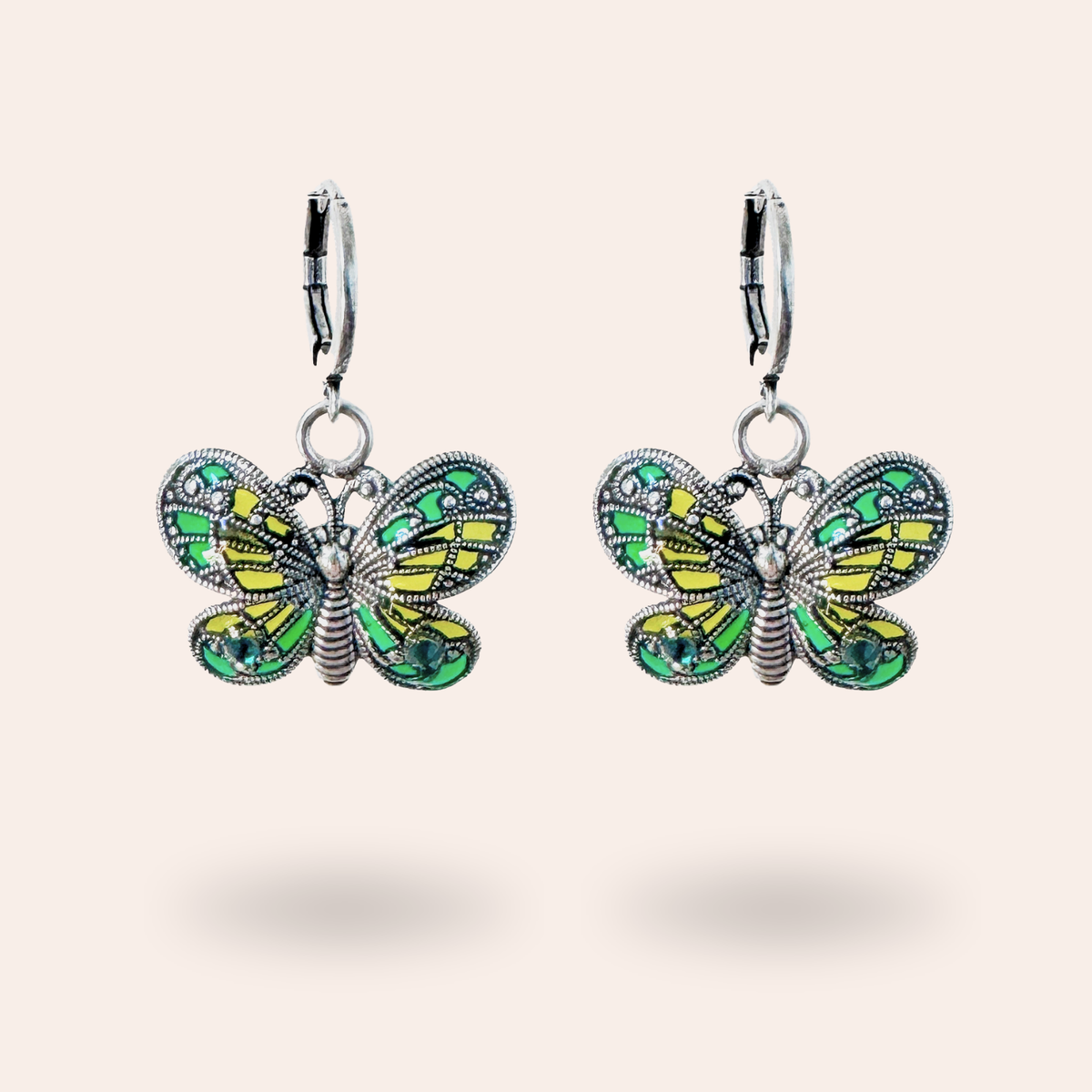 Boucles d'oreilles Machaon