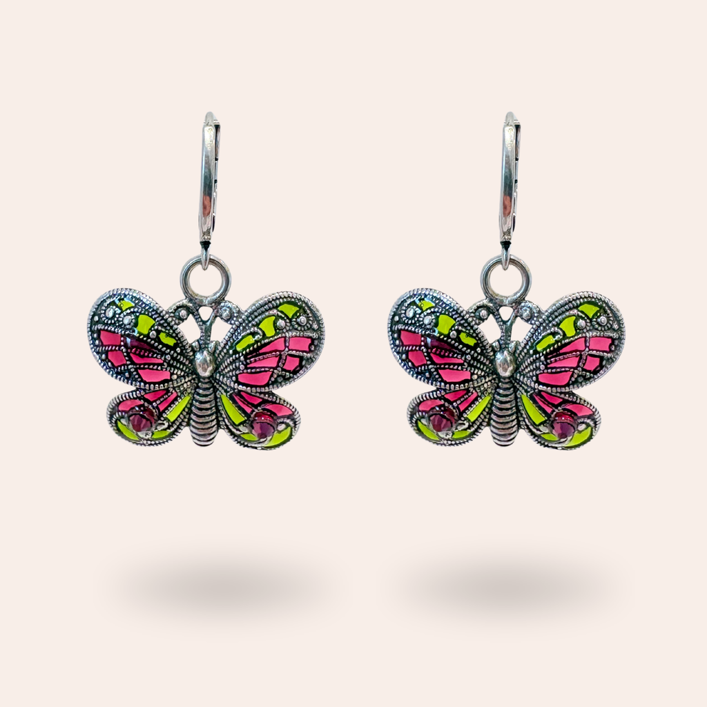 Boucles d'oreilles Machaon