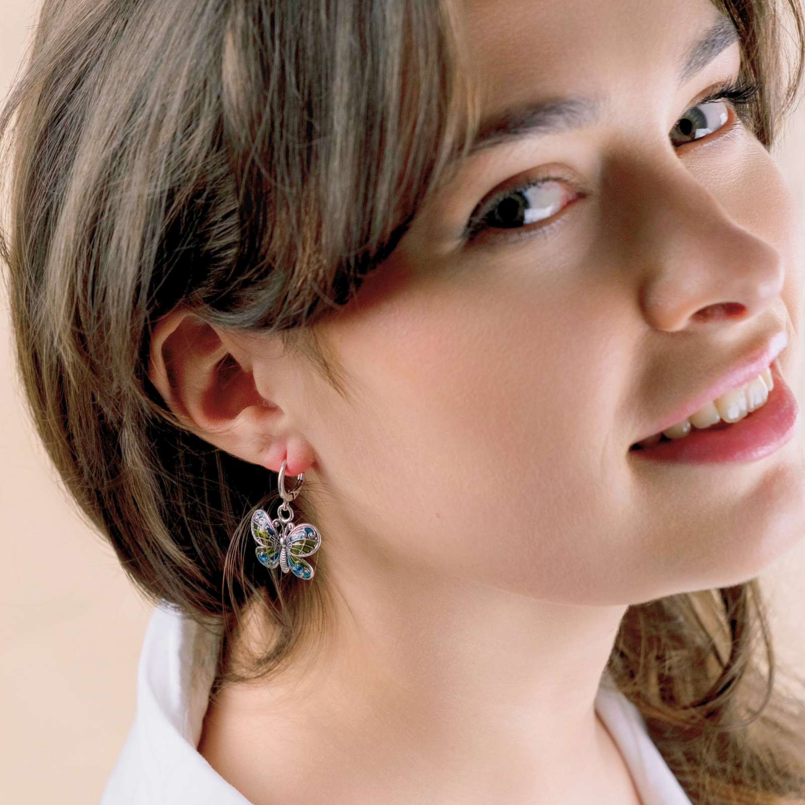 Boucles d'oreilles Machaon