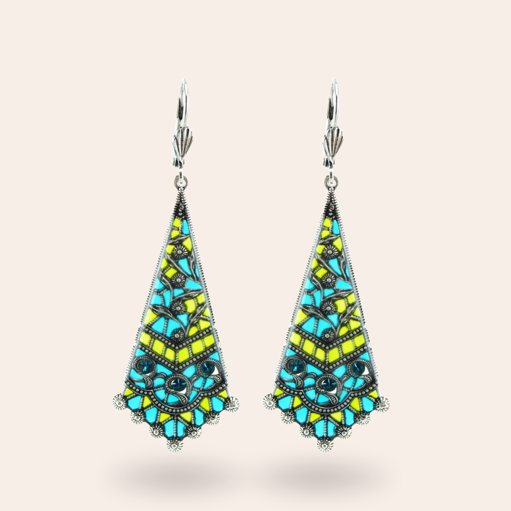 Boucles d'oreilles Trapèze