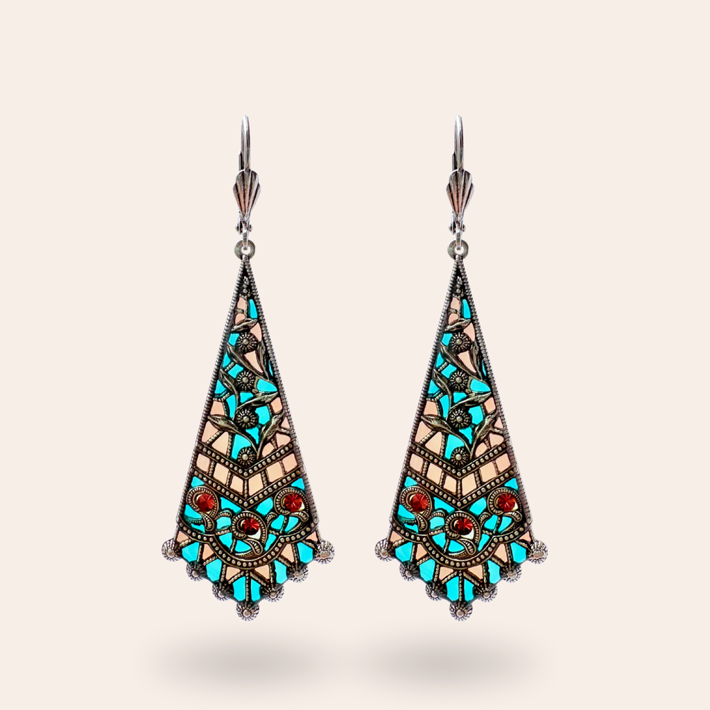 Boucles d'oreilles Trapèze